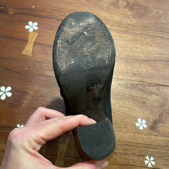 free people leather stateside mules - size 38 - Picture 8 of 8